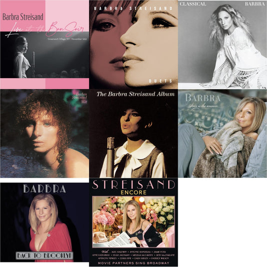 Live At The Bon Soir & Duets & Classical Barbra & Wet & Barbra Streisand Album & Love Is The Answer & Back To Brooklyn & Encore: Movie Partners Sing Broadway