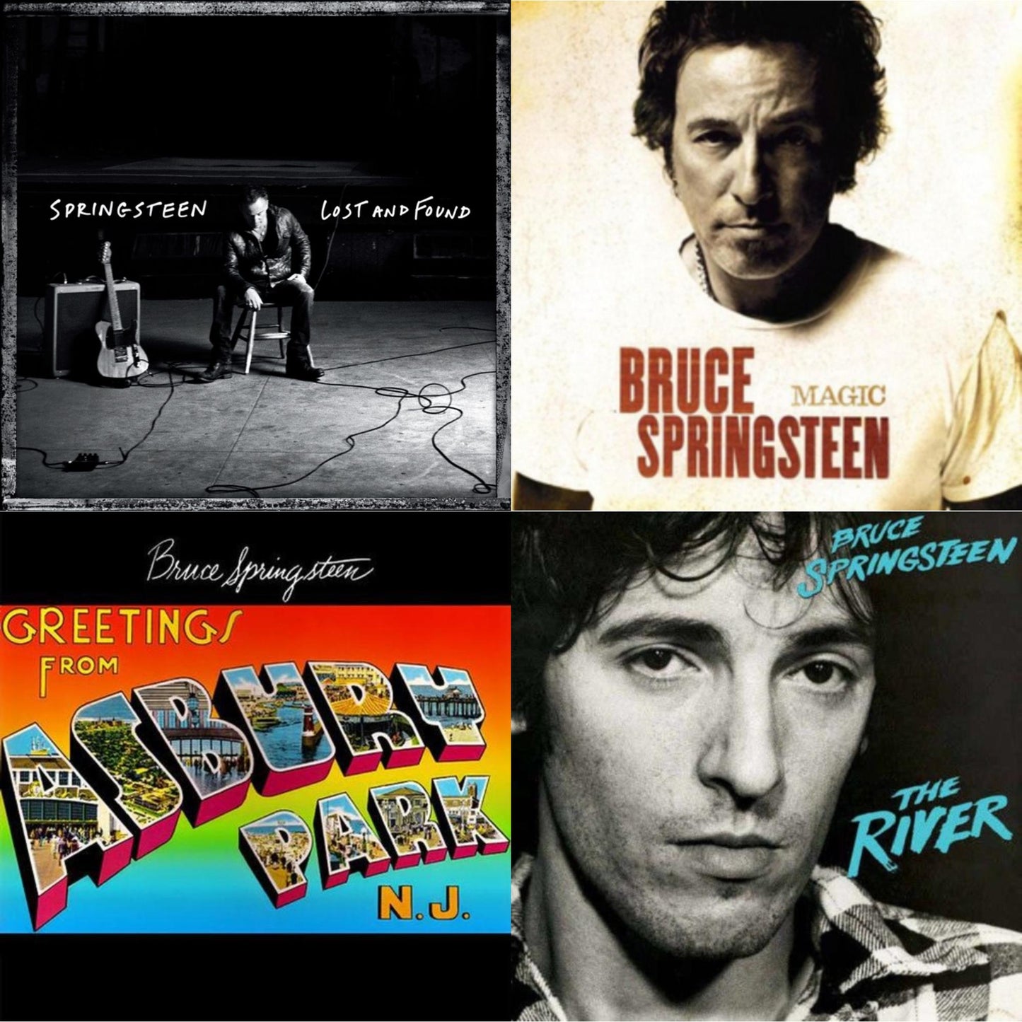 Lost & Found: Selections From The Lost Albums (2LP) & Magic (180G) & Greetings From Asbury Park N.J. (180G) & River (2LP/180G/Gatefold)