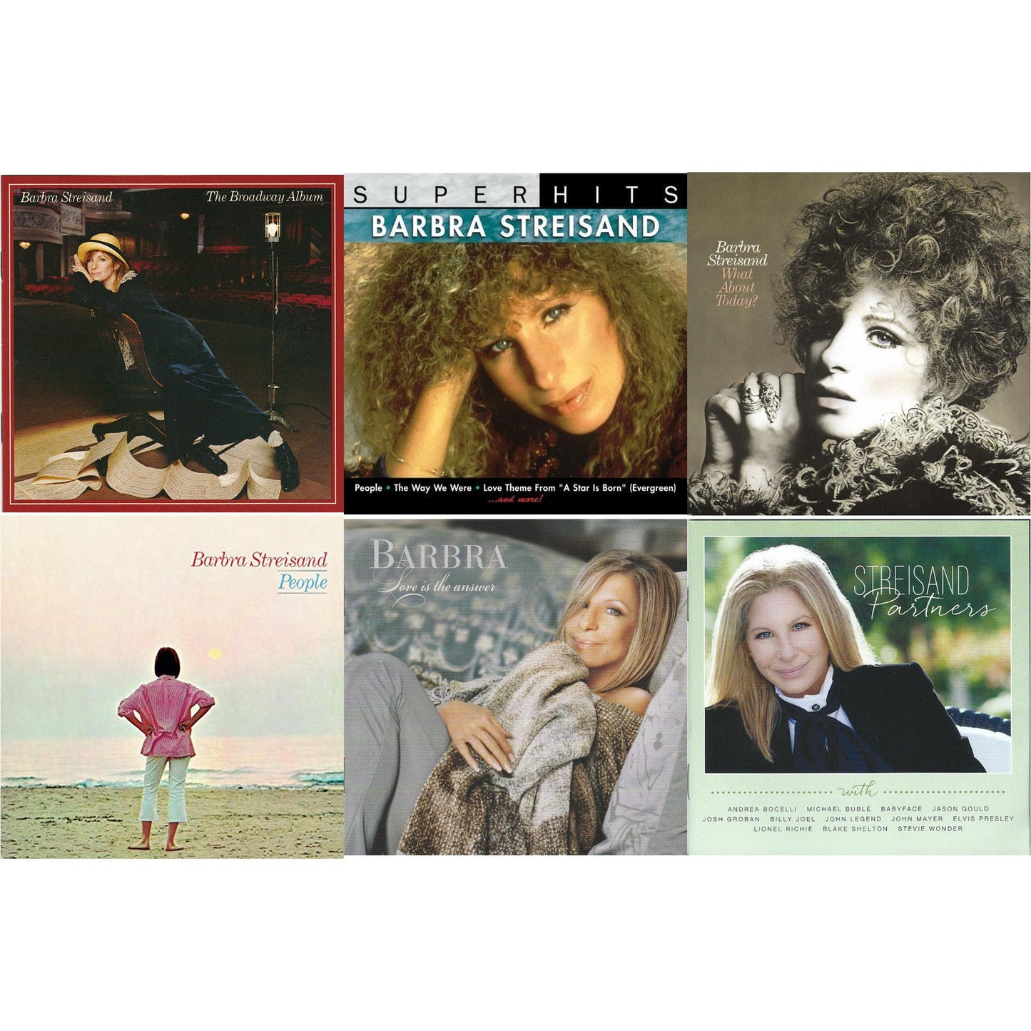 Broadway Album & Super Hits & What About Today & People & Love Is The Answer & Partners