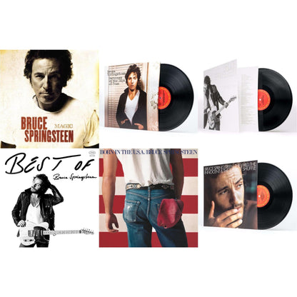 Best Of Bruce Springsteen (2LP) & Magic (180G) & Wild The Innocent & The E Street Shuffle (180G) & Born To Run (180G/Gatefold) & Darkness On The Edge Of Town (180G) & Born In The U.S.A. (180G)