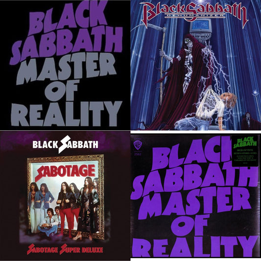 Master Of Reality (180G) & Master Of Reality & Sabotage (Super Deluxe Edition/4LP/7Inch) & Dehumanizer (Deluxe Edition/2LP) (Rocktober)