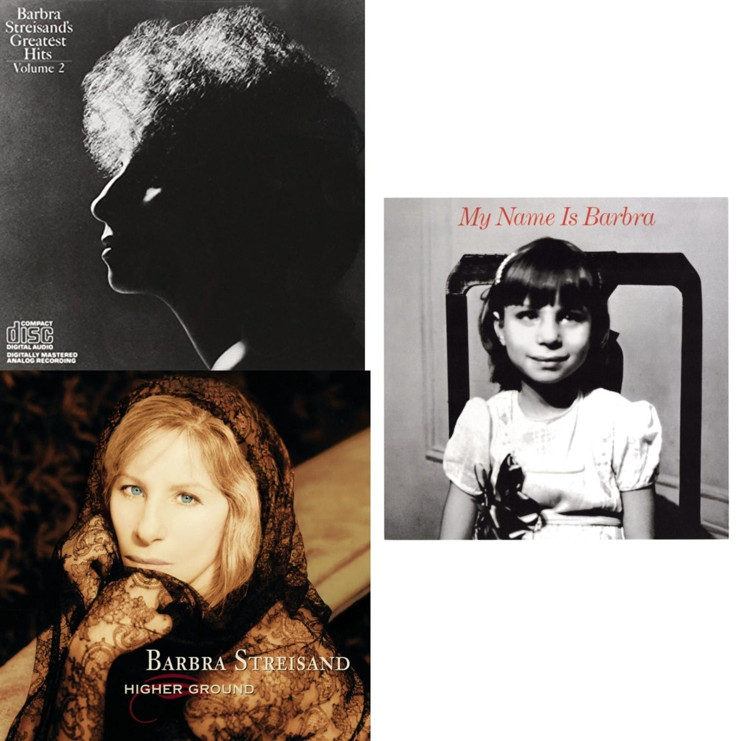 Greatest Hits Vol.2 & Higher Ground & My Name Is Barbra