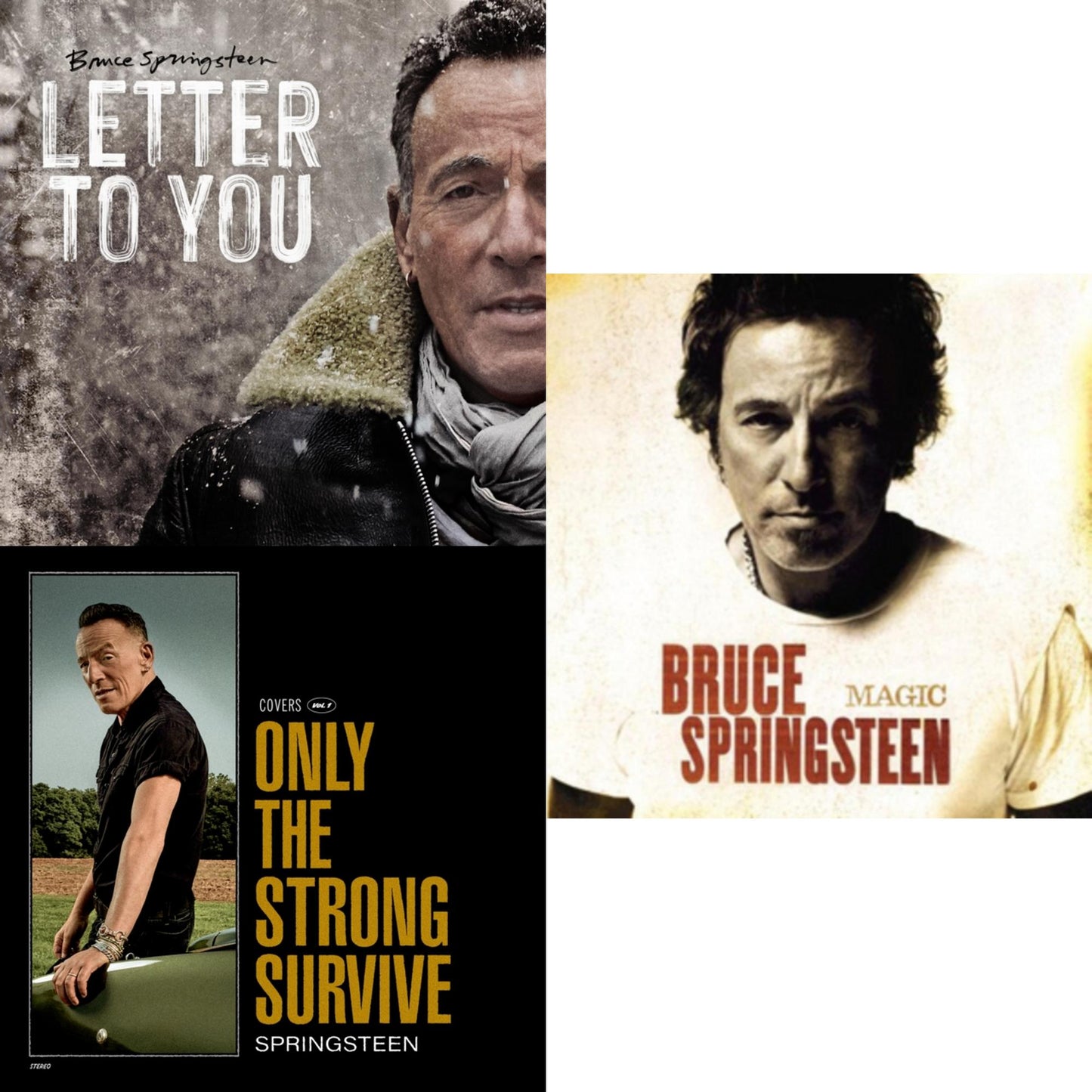 Letter To You (2LP/140G) & Only The Strong Survive (2LP/140G/D-Side Etching) & Magic (180G)