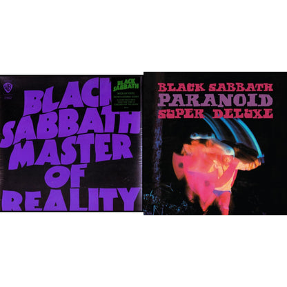 This is a 2 LP Vinyl SKU bundle.
1.This LP Vinyl is brand new.Format: LP VinylThis item's title is: Master Of Reality (180G)Artist: Black SabbathLabel: RHINO/WARNER BROS.Barcode: 081227946739Release Date: 8/5/2016
2.This LP Vinyl is brand new.