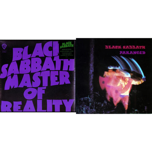 This is a 2 LP Vinyl SKU bundle.
1.This LP Vinyl is brand new.Format: LP VinylThis item's title is: Master Of Reality (180G)Artist: Black SabbathLabel: RHINO/WARNER BROS.Barcode: 081227946739Release Date: 8/5/2016
2.This LP Vinyl is brand new.