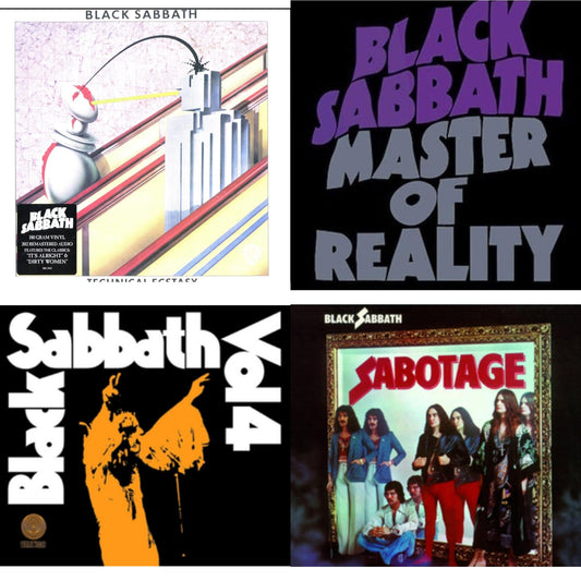 Technical Ecstasy (180G/Limited) & Master Of Reality & Black Sabbath Vol.4 & Sabotage