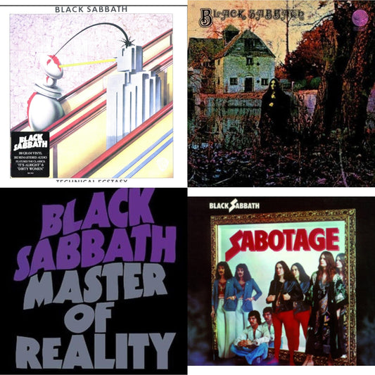Technical Ecstasy (180G/Limited) & Black Sabbath (LP/CD) (180G) & Master Of Reality & Sabotage