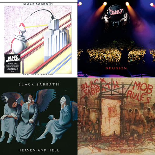 Technical Ecstasy (180G/Limited) & Reunion (3LP) & Heaven & Hell (Deluxe/2LP) & Mob Rules (Deluxe/2LP)