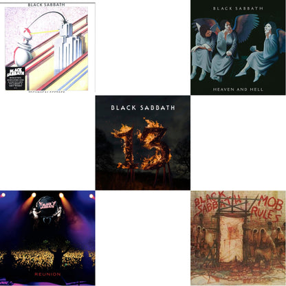 Technical Ecstasy (180G/Limited) & Reunion (3LP) & 13 & Heaven & Hell (Deluxe/2LP) & Mob Rules (Deluxe/2LP)