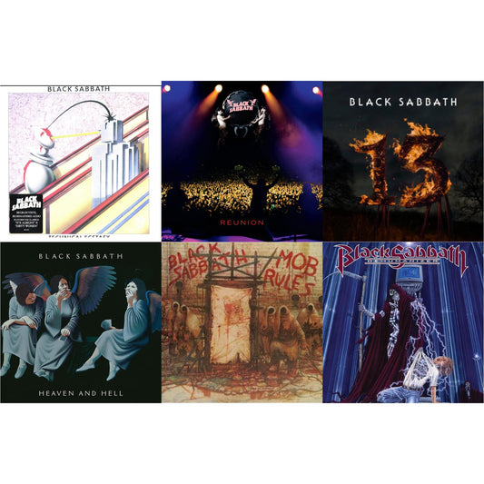Technical Ecstasy (180G/Limited) & Reunion (3LP) & 13 & Heaven & Hell (Deluxe/2LP) & Mob Rules (Deluxe/2LP) & Dehumanizer (Deluxe Edition/2LP) (Rocktober)
