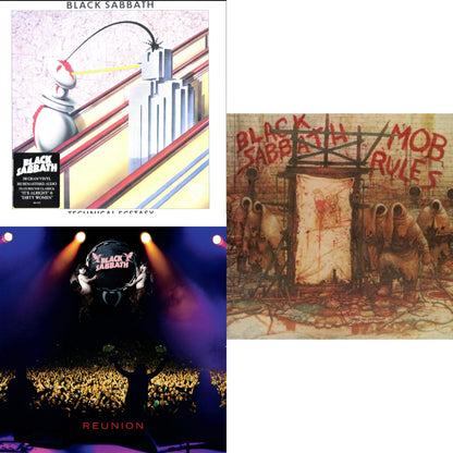Technical Ecstasy (180G/Limited) & Reunion (3LP) & Mob Rules (Deluxe/2LP)