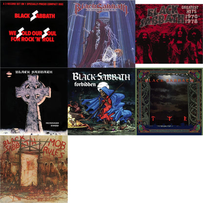 We Sold Our Soul For Rock N Roll & Dehumanizer & Greatest Hits 1970 - 1978 & Headless Cross (2024 Remaster) & Forbidden (2024 Tony Iommi Remix) & Tyr (2024 Remaster) & Mob Rules (Deluxe/2CD)