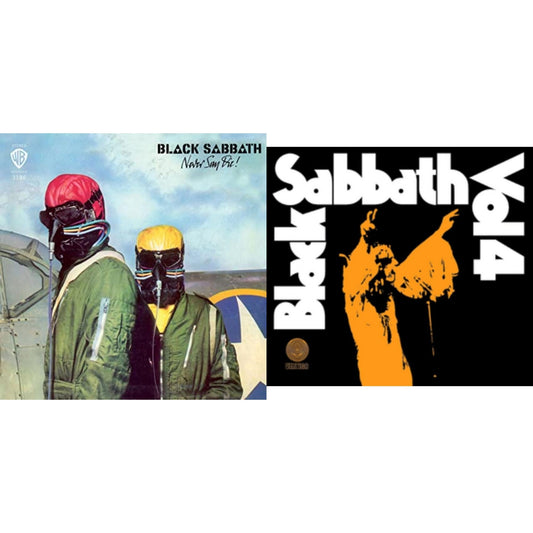 Never Say Die! (180G/Limited/Gray LP Vinyl) & Black Sabbath Vol.4