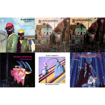 Never Say Die! (180G/Limited/Gray LP Vinyl) & Black Sabbath (180G) & Black Sabbath (LP/CD) (180G) & Paranoid & Technical Ecstasy & Dehumanizer (Deluxe Edition/2LP) (Rocktober)