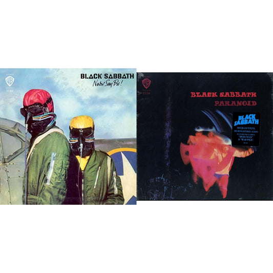 Never Say Die! (180G/Limited/Gray LP Vinyl) & Paranoid (180G)