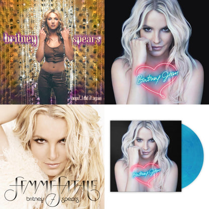 Oops!... I Did It Again & Britney Jean & Femme Fatale & Britney Jean (Blue Marbled LP Vinyl/Import)