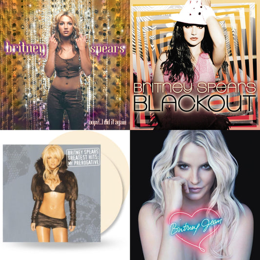 This is a 4 LP Vinyl SKU bundle.
1.This LP Vinyl is brand new.Format: LP VinylMusic Style: EuropopThis item's title is: Oops!... I Did It AgainArtist: Britney SpearsLabel: LEGACYBarcode: 196587738518Release Date: 3/31/2023
2.This LP Vinyl is brand new.