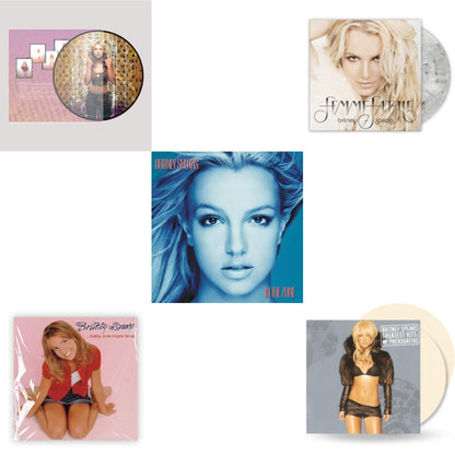 Oops!... I Did It Again (20Th Anniversary Edition Picture LP Vinyl) & Baby One More Time & In The Zone & Femme Fatale (Light Grey Marbled LP Vinyl/Import) & Greatest Hits: My Prerogative (2LP/Cream Vinyl/Import)
