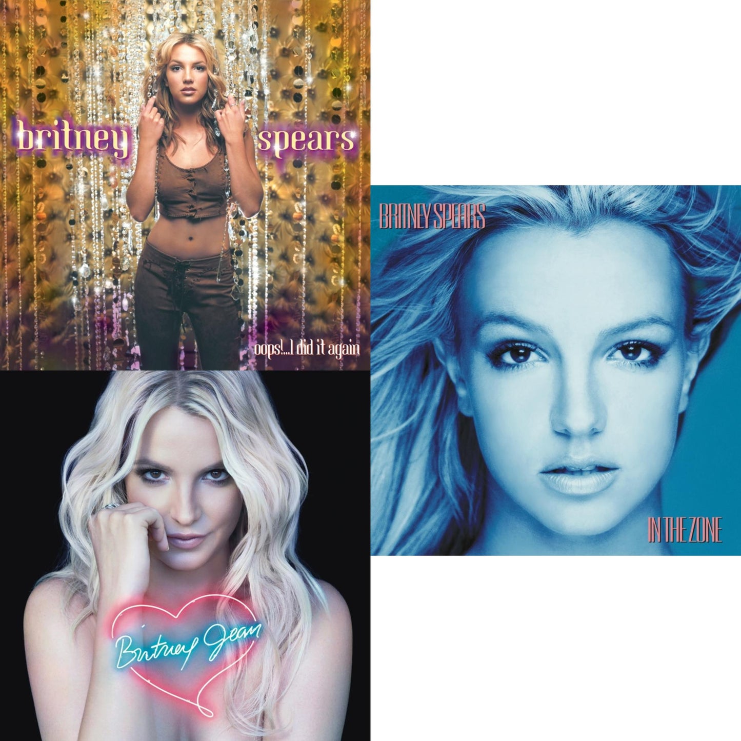 This is a 3 LP Vinyl SKU bundle.
1.This LP Vinyl is brand new.Format: LP VinylMusic Style: EuropopThis item's title is: Oops!... I Did It AgainArtist: Britney SpearsLabel: LEGACYBarcode: 196587738518Release Date: 3/31/2023
2.This LP Vinyl is brand new.