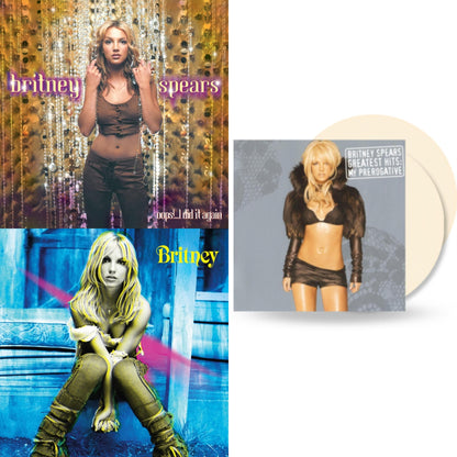 Oops!... I Did It Again & Britney & Greatest Hits: My Prerogative (2LP/Cream Vinyl/Import)