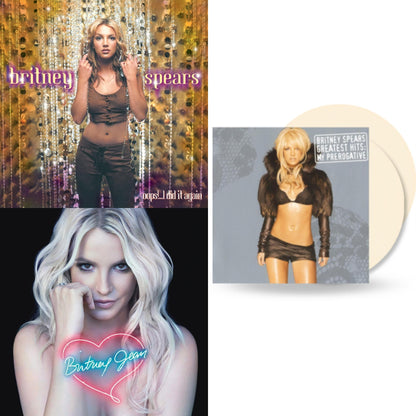 Oops!... I Did It Again & Britney Jean & Greatest Hits: My Prerogative (2LP/Cream Vinyl/Import)