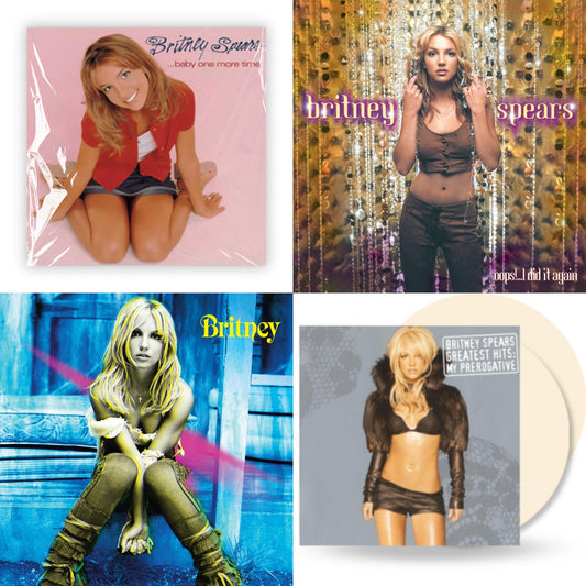 Baby One More Time & Oops!... I Did It Again & Britney & Greatest Hits: My Prerogative (2LP/Cream Vinyl/Import)