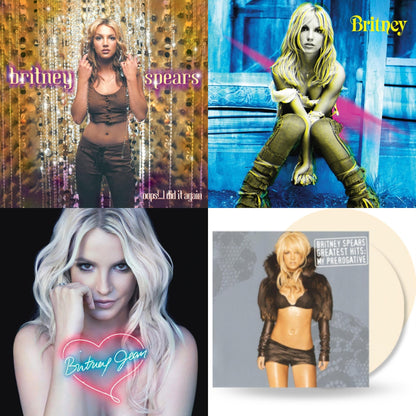 Oops!... I Did It Again & Britney & Britney Jean & Greatest Hits: My Prerogative (2LP/Cream Vinyl/Import)