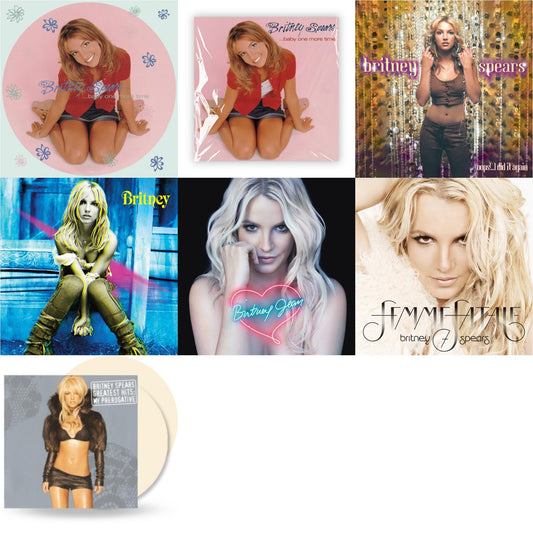 Baby One More Time (Picture Disc/140G/Dl Code) & Baby One More Time & Oops!... I Did It Again & Britney & Britney Jean & Femme Fatale & Greatest Hits: My Prerogative (2LP/Cream Vinyl/Import)