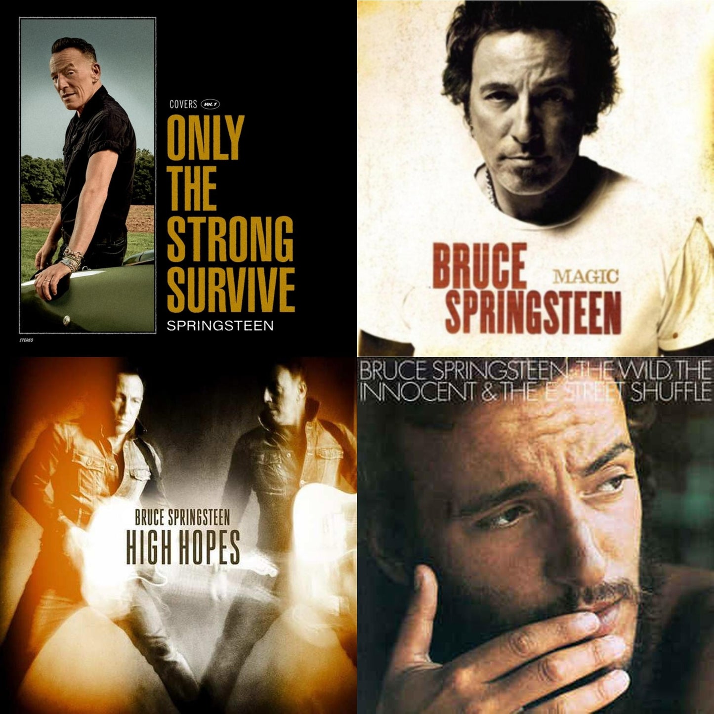 Only The Strong Survive (2LP/140G/D-Side Etching) & Magic (180G) & High Hopes (2LP/CD/180G) & Wild The Innocent & The E Street Shuffle (180G)