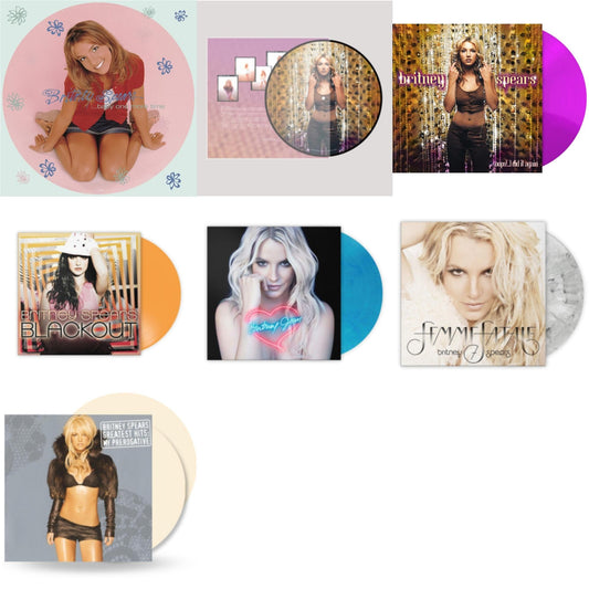 This is a 7 LP Vinyl SKU bundle.
1.This LP Vinyl is brand new.Format: LP VinylMusic Style: Dance-popThis item's title is: Baby One More Time (Picture Disc/140G/Dl Code)Artist: Britney SpearsLabel: LEGACYBarcode: 190758862613Release Date: 11/23/2018
2.This LP Vinyl is brand new.