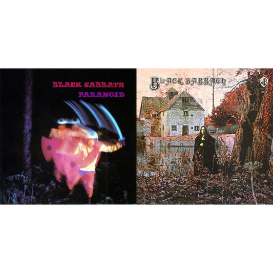 Black Sabbath - Black Sabbath (180G) & Paranoid - LP Vinyl Bundle