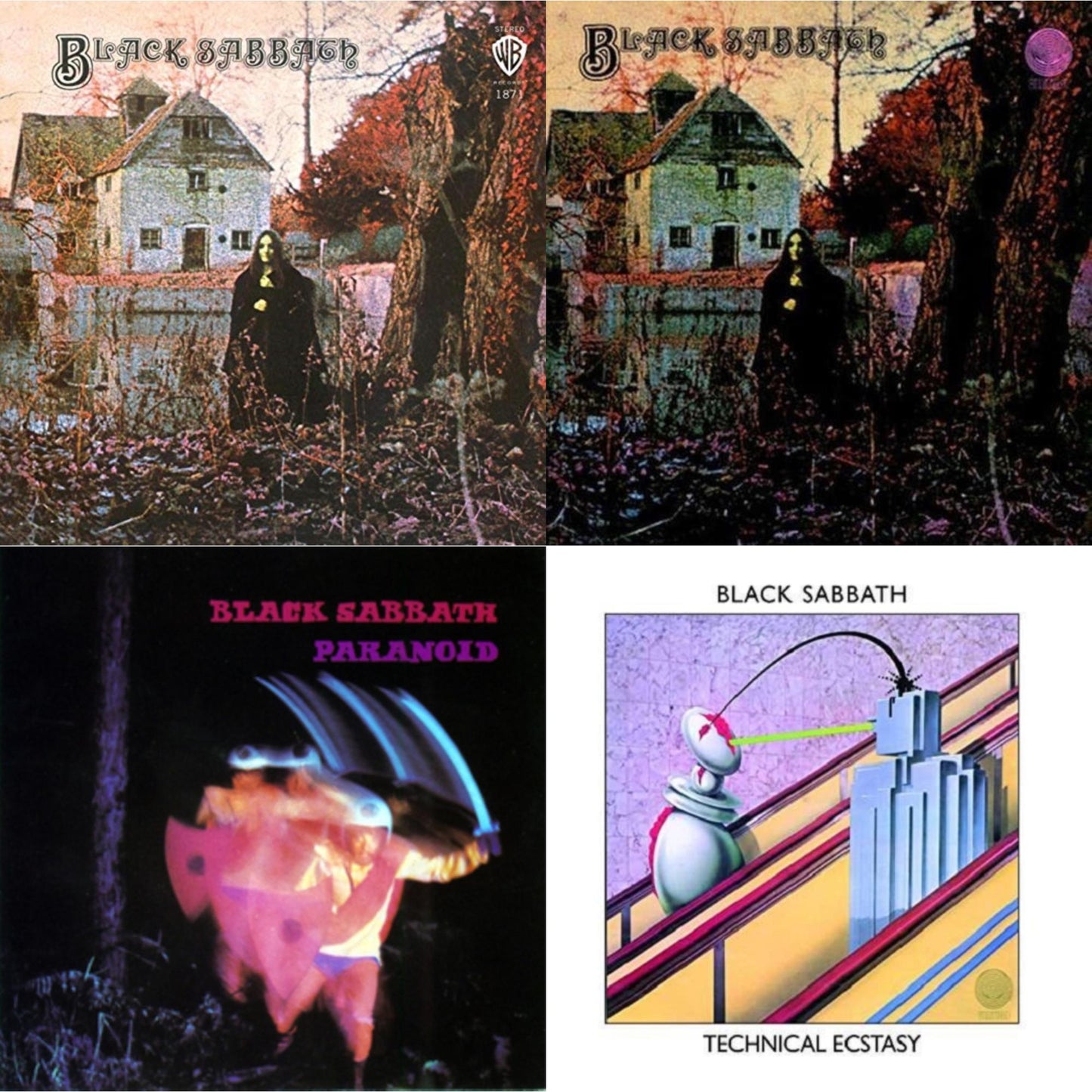 Black Sabbath (180G) & Black Sabbath (LP/CD) (180G) & Paranoid & Technical Ecstasy