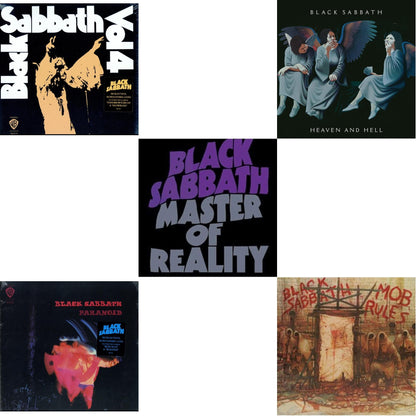 Vol. 4 (180G) & Paranoid (180G) & Master Of Reality & Heaven & Hell (Deluxe/2LP) & Mob Rules (Deluxe/2LP)