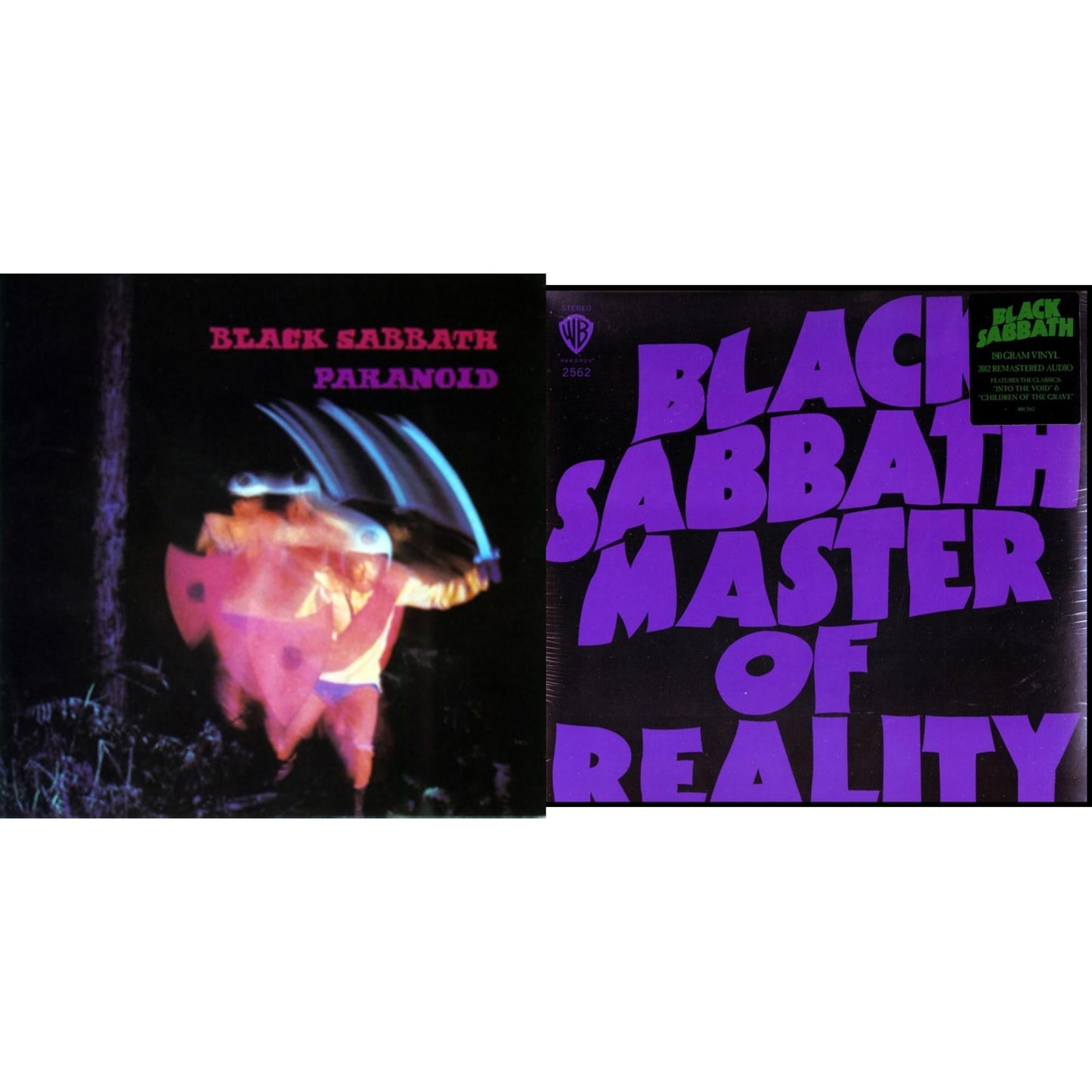 This is a 2 LP Vinyl SKU bundle.
1.This LP Vinyl is brand new.Format: LP VinylThis item's title is: ParanoidArtist: Black SabbathLabel: BMGBarcode: 5414939920790Release Date: 6/22/2015
2.This LP Vinyl is brand new.