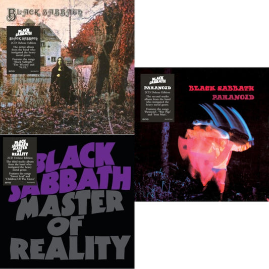 Black Sabbath (Deluxe Edition/2CD) & Master Of Reality (Deluxe Edition/2CD) & Paranoid (Deluxe Edition/2CD)