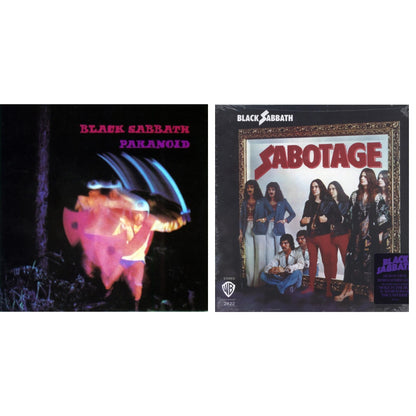 Black Sabbath - Sabotage (180G) & Paranoid - LP Vinyl Bundle