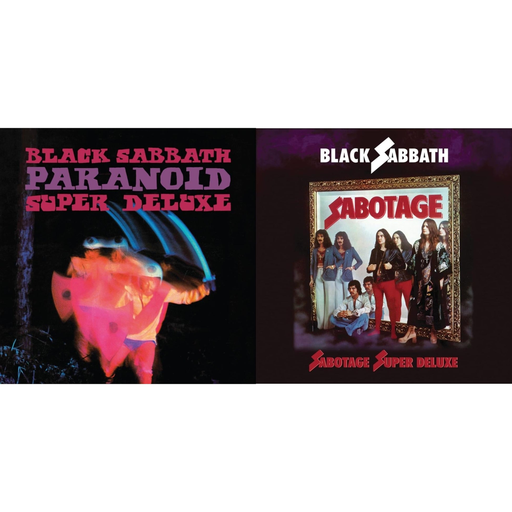 This is a 2 LP Vinyl SKU bundle.
1.This LP Vinyl is brand new.Format: LP VinylMusic Style: Hard RockThis item's title is: Sabotage (Super Deluxe Edition/4LP/7Inch)Artist: Black SabbathLabel: RHINO/WARNER BROS.Barcode: 603497844838Release Date: 6/11/2021
2.This LP Vinyl is brand new.