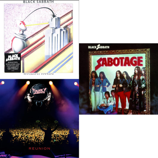 Technical Ecstasy (180G/Limited) & Reunion (3LP) & Sabotage