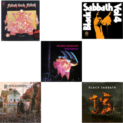 Sabbath Bloody Sabbath (180G) & Black Sabbath (180G) & Paranoid & Black Sabbath Vol.4 & 13