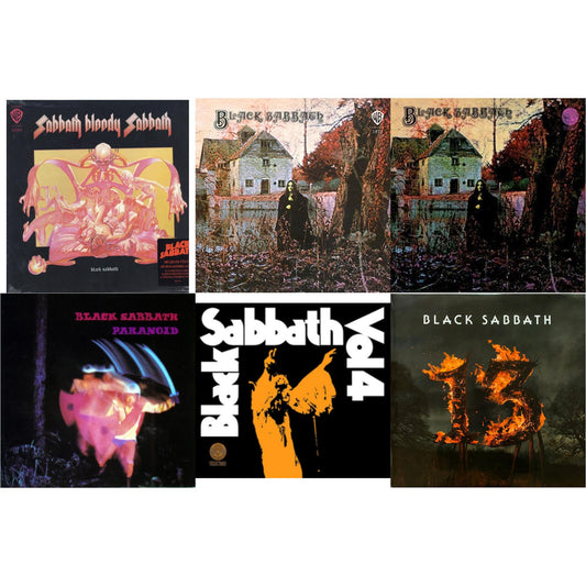 Sabbath Bloody Sabbath (180G) & Black Sabbath (180G) & Black Sabbath (LP/CD) (180G) & Paranoid & Black Sabbath Vol.4 & 13