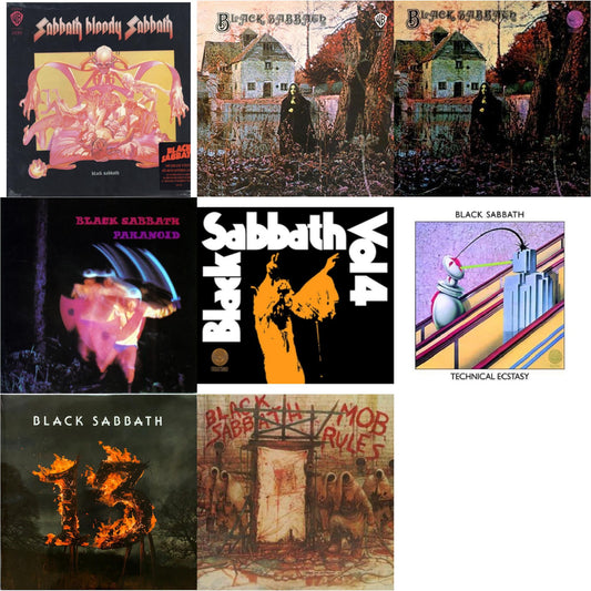 Sabbath Bloody Sabbath (180G) & Black Sabbath (180G) & Black Sabbath (LP/CD) (180G) & Paranoid & Black Sabbath Vol.4 & Technical Ecstasy & 13 & Mob Rules (Deluxe/2LP)