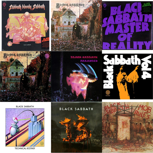 Sabbath Bloody Sabbath (180G) & Black Sabbath (180G) & Master Of Reality (180G) & Black Sabbath (LP/CD) (180G) & Paranoid & Black Sabbath Vol.4 & Technical Ecstasy & 13 & Mob Rules (Deluxe/2LP)
