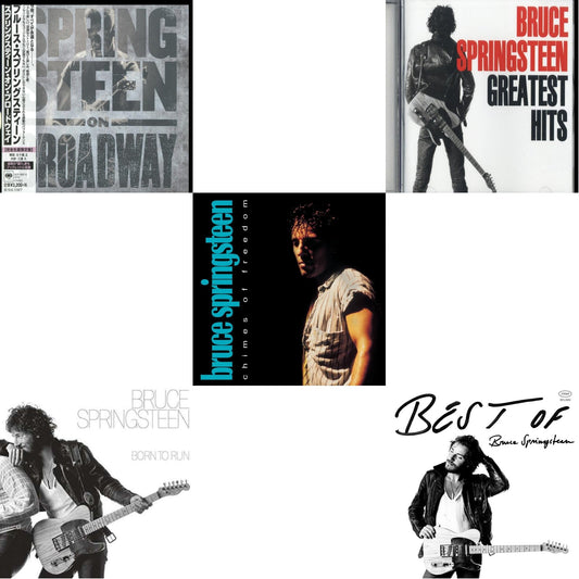 Greatest Hits & Best Of Bruce Springsteen & Springsteen On Broadway (Ltd/Booklet/Paper Jacket) & Chimes Of Freedom & Born To Run
