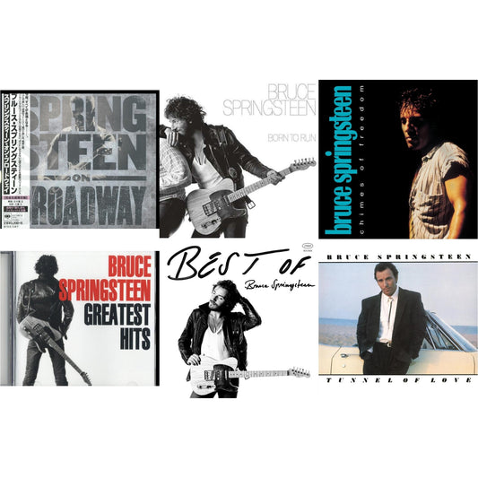 Greatest Hits & Best Of Bruce Springsteen & Springsteen On Broadway (Ltd/Booklet/Paper Jacket) & Chimes Of Freedom & Tunnel Of Love & Born To Run
