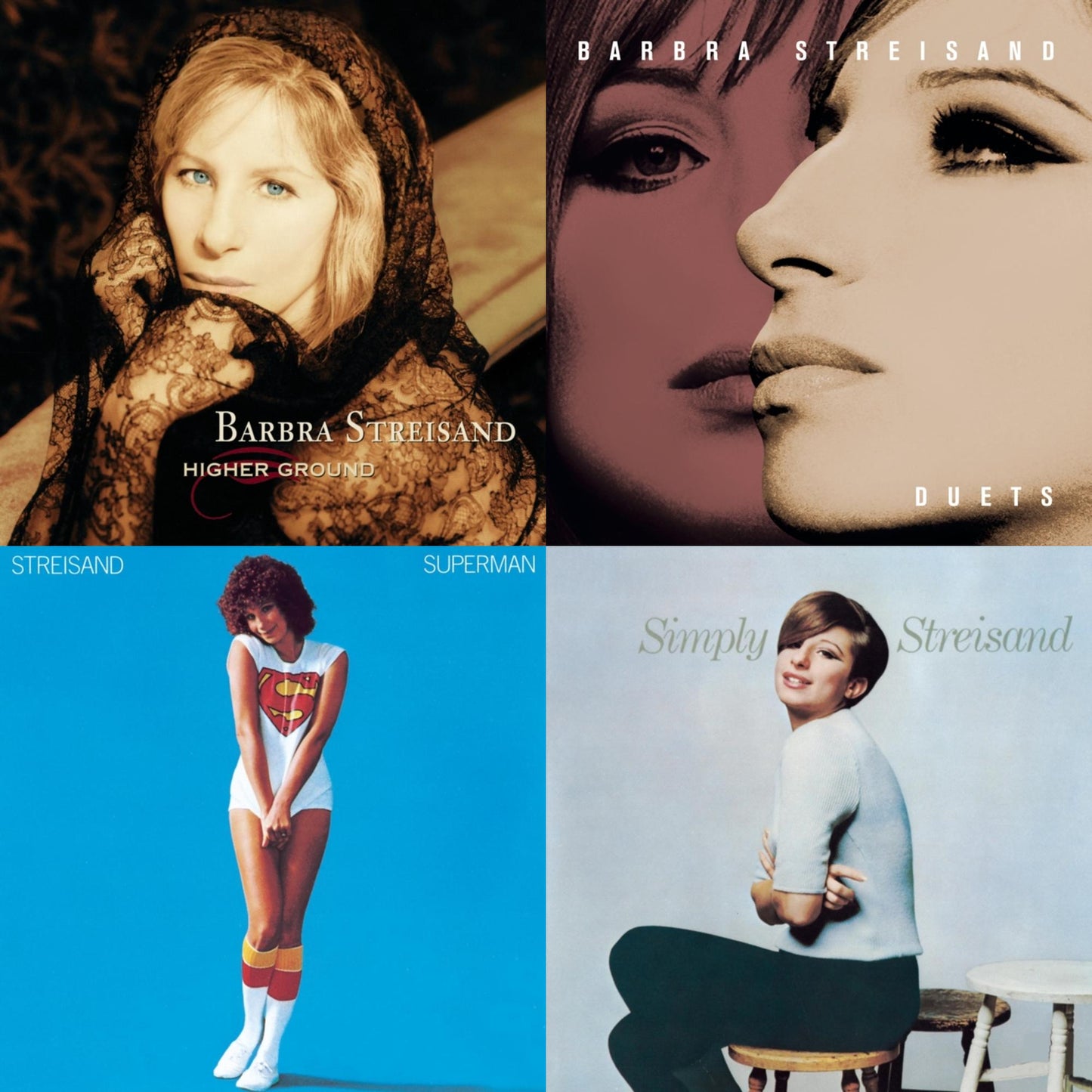 Higher Ground & Duets & Superman & Simply Streisand
