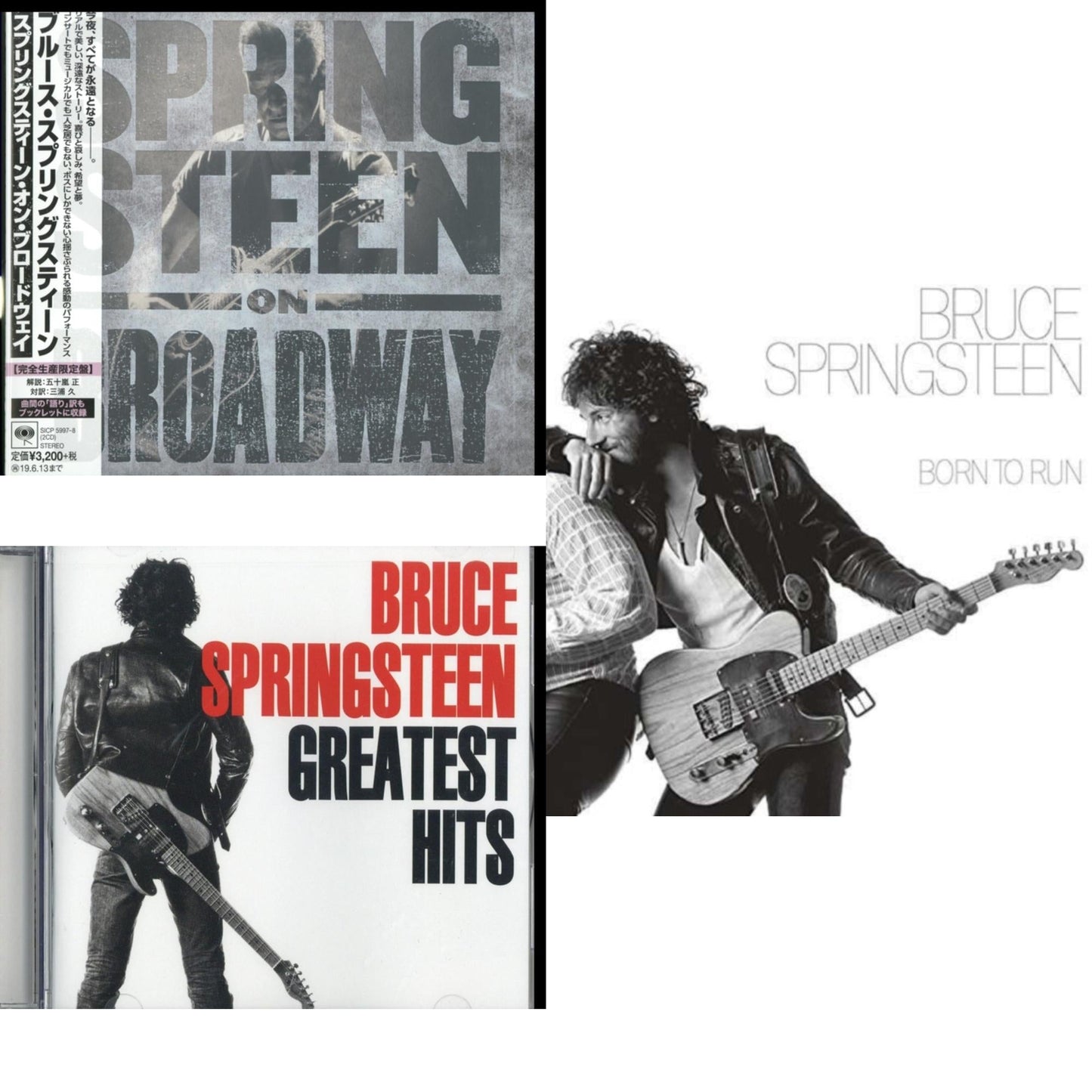 Greatest Hits & Springsteen On Broadway (Ltd/Booklet/Paper Jacket) & Born To Run