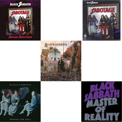 Sabotage (180G) & Black Sabbath (180G) & Master Of Reality & Sabotage (Super Deluxe Edition/4LP/7Inch) & Heaven & Hell (Deluxe/2LP)