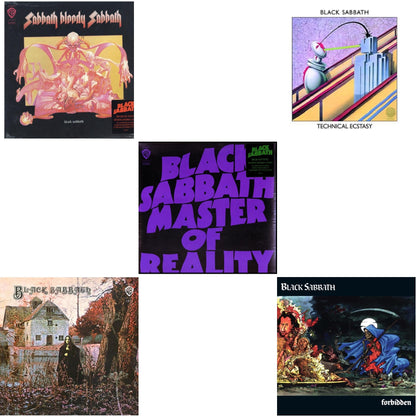 Sabbath Bloody Sabbath (180G) & Black Sabbath (180G) & Master Of Reality (180G) & Technical Ecstasy & Forbidden (2024 Tony Iommi Remix)