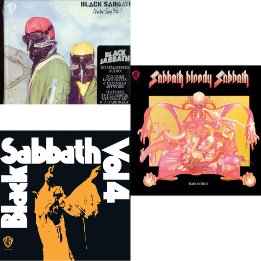 Never Say Die & Vol. 4 & Sabbath Bloody Sabbath