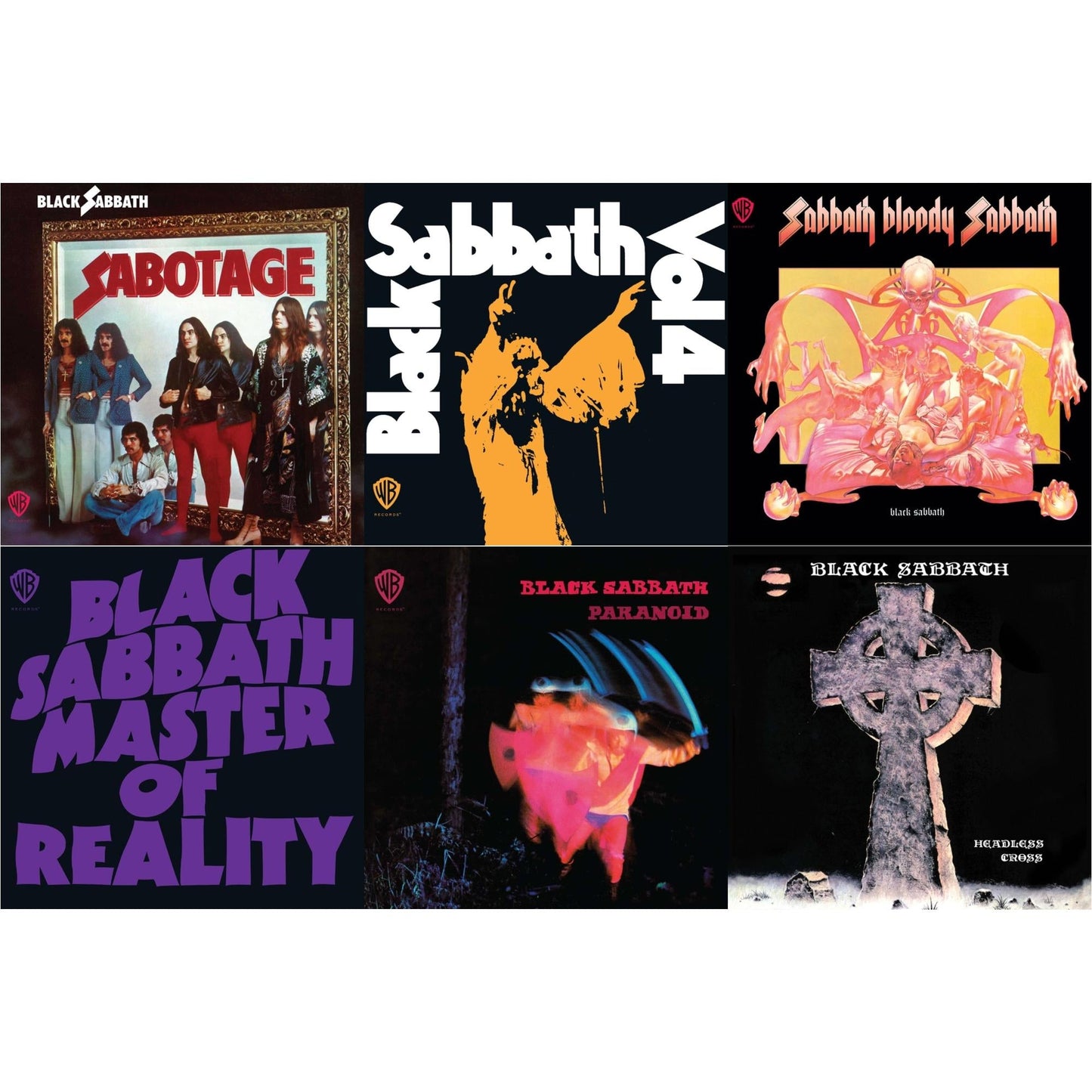 Sabotage & Vol. 4 & Sabbath Bloody Sabbath & Master Of Reality & Paranoid & Headless Cross (2024 Remaster)